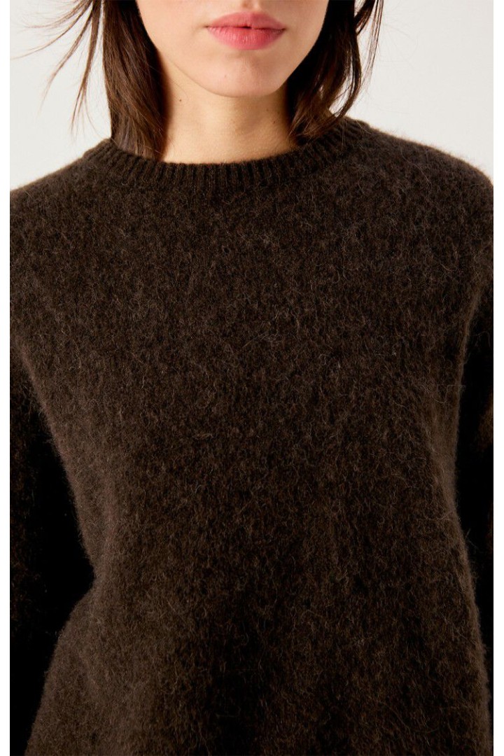 Vitow women's sweater Coffee Melange