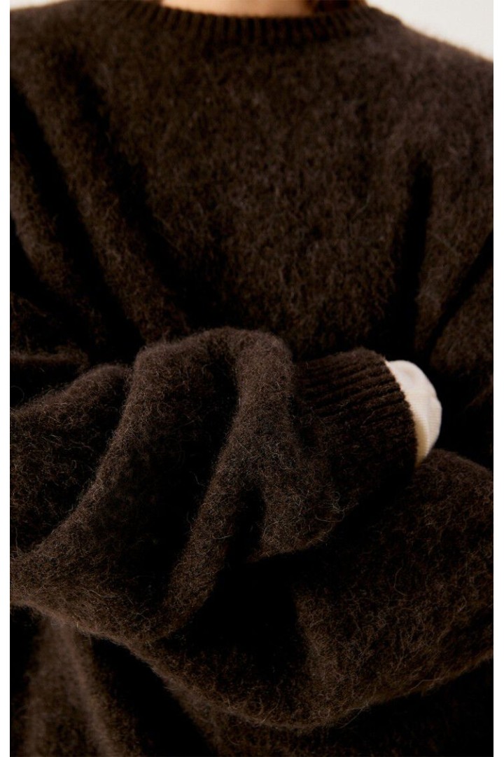 Vitow women's sweater Coffee Melange