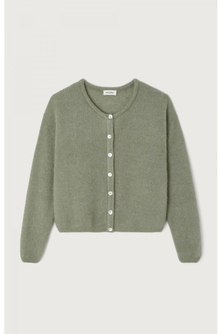 Women's cardigan Vitow Khaki Melange