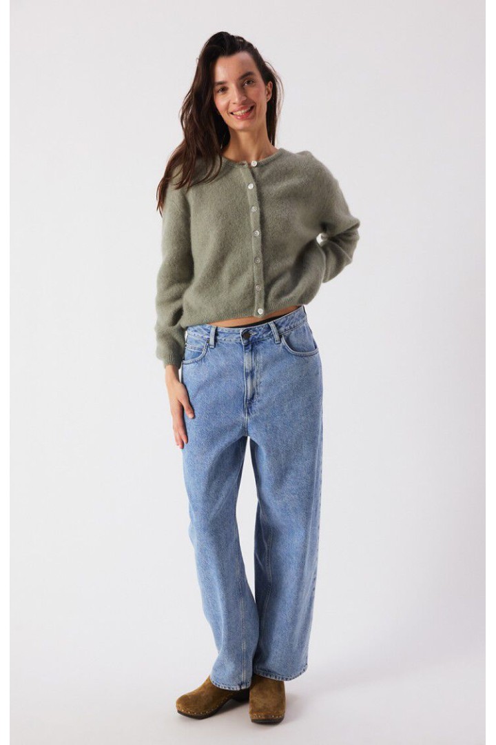 Women's cardigan Vitow Khaki Melange