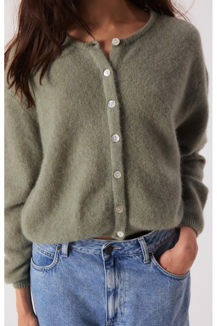 Women's cardigan Vitow Khaki Melange