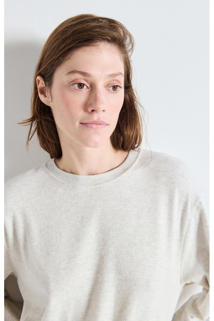 YPAWOOD WOMENS T-SHIRT HERTHER GREY