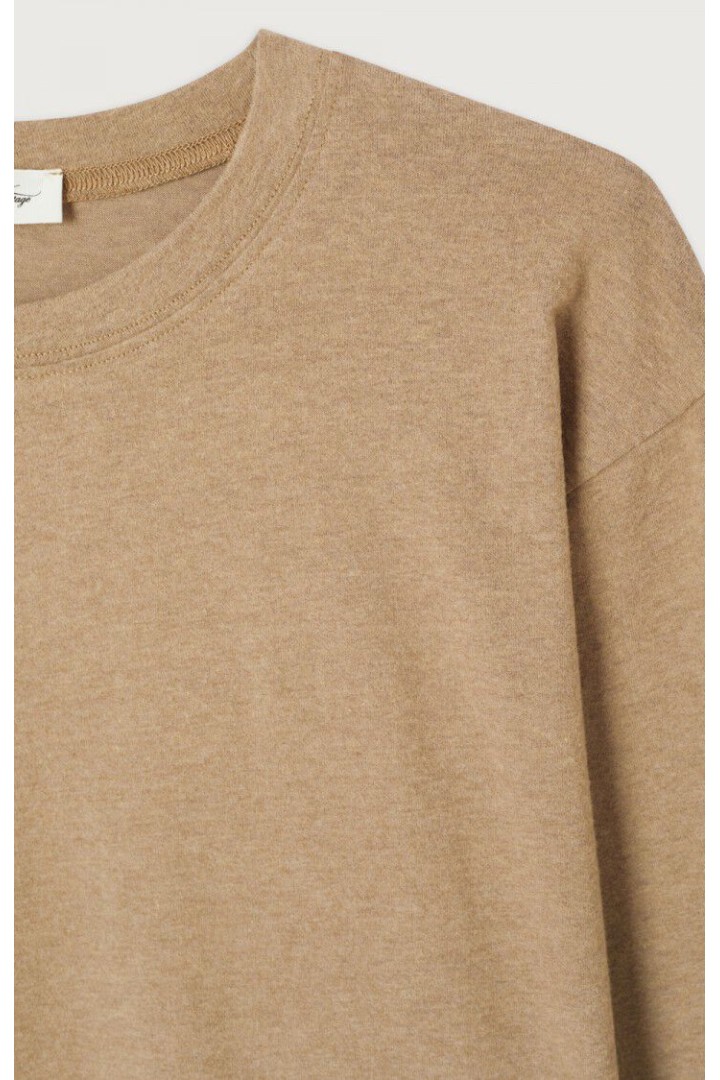 Ypawood women's t-shirt MELANGE MACCHIATO