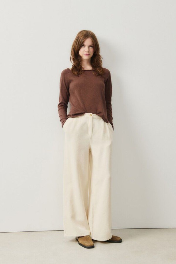 Afaz women's pants Ecru