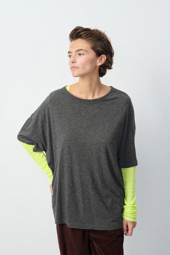 WOMEN'S T-SHIRT JACKSONVILLE MELANGE CHARCOAL