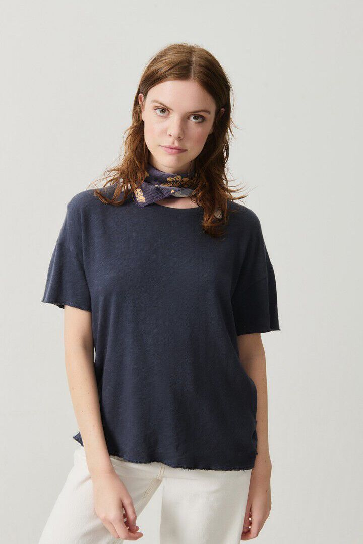 WOMEN'S T-SHIRT SONOMA NAVY BLUE VINTAGE