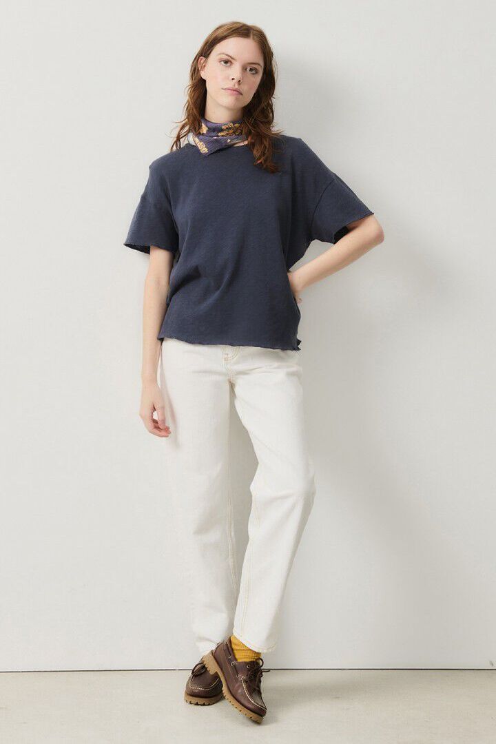 WOMEN'S T-SHIRT SONOMA NAVY BLUE VINTAGE