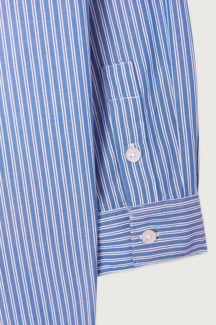 Zatybay women's shirt Aqua Stripes