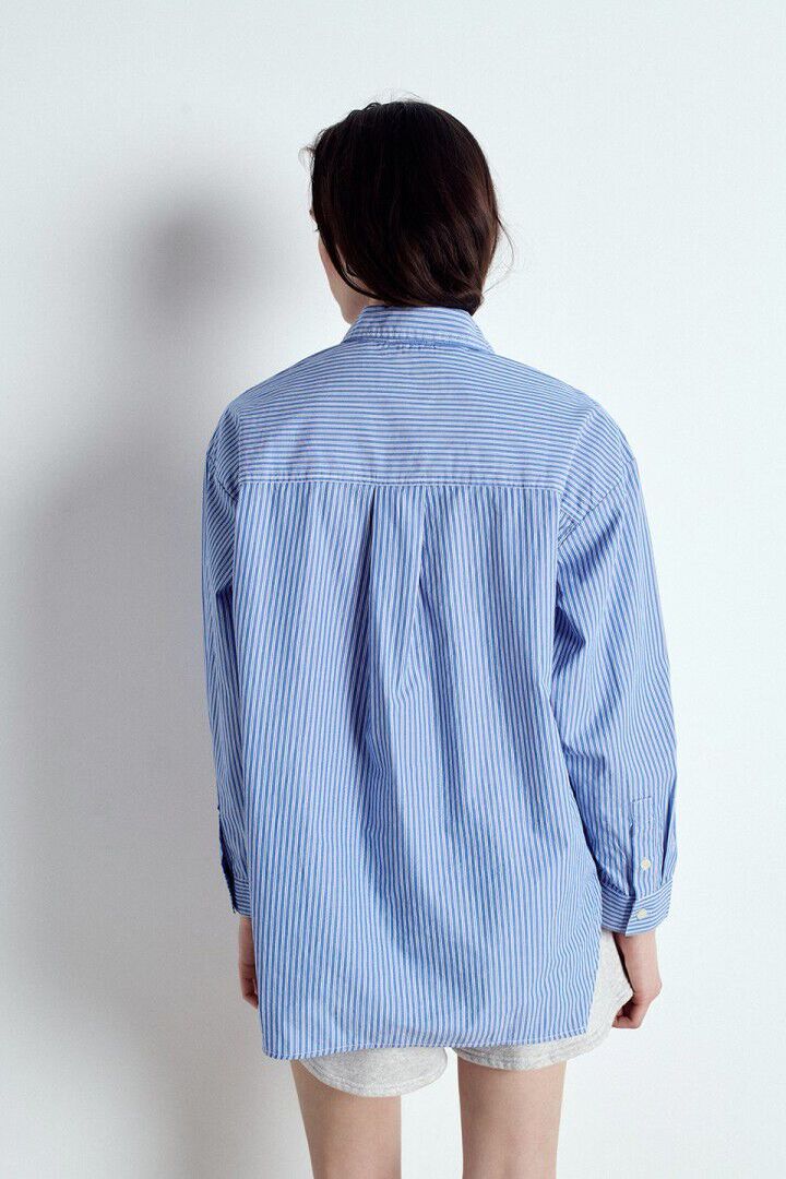 Zatybay women's shirt Aqua Stripes