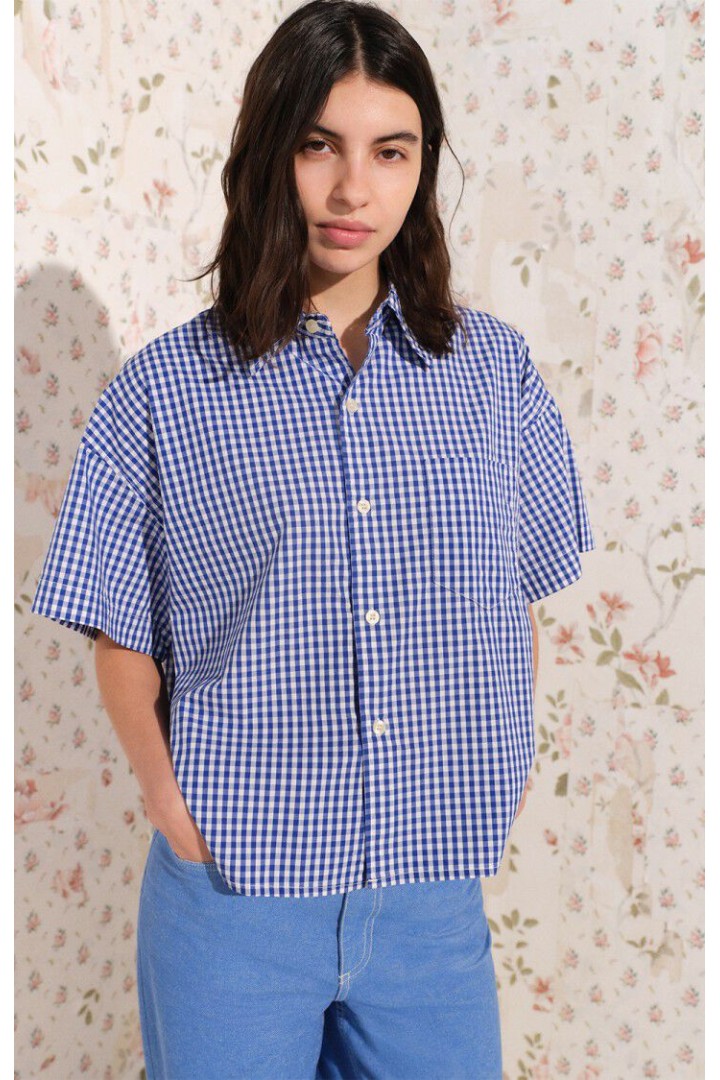 Women's shirt Ekirow BLUE GINGHAM