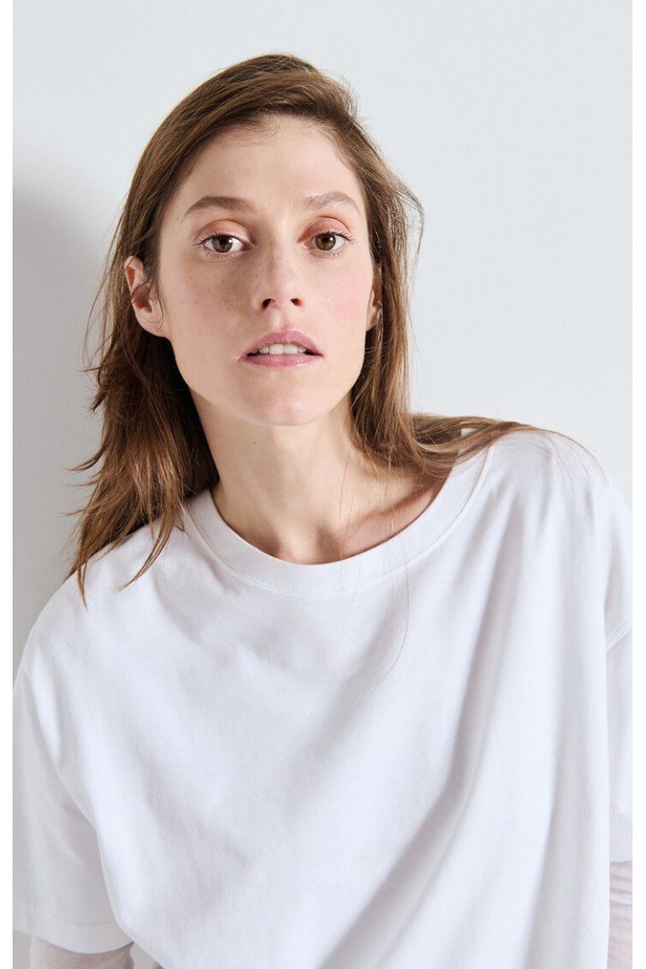 WOMEN'S T-SHIRT FIZVALLEY WHITE