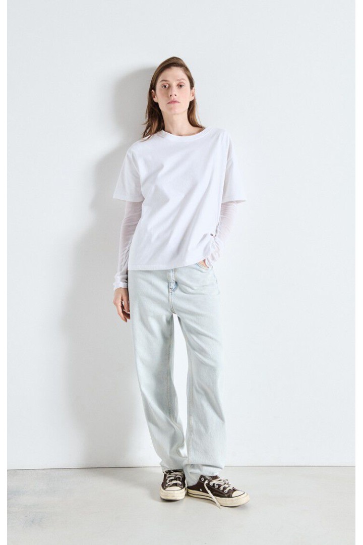 WOMEN'S T-SHIRT FIZVALLEY WHITE