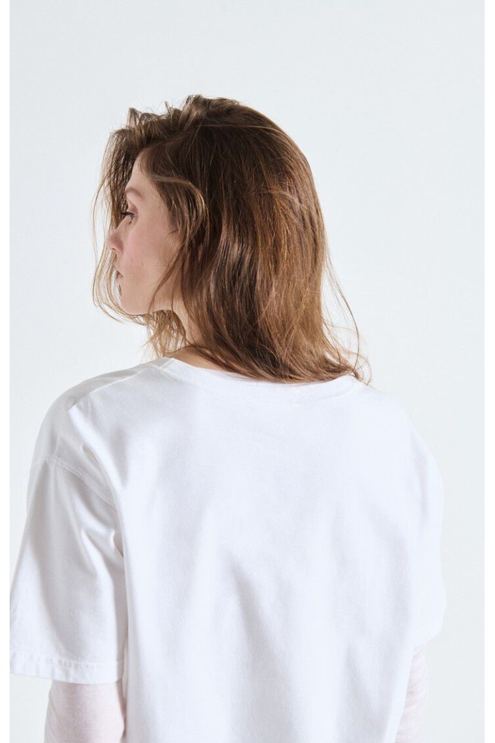 WOMEN'S T-SHIRT FIZVALLEY WHITE