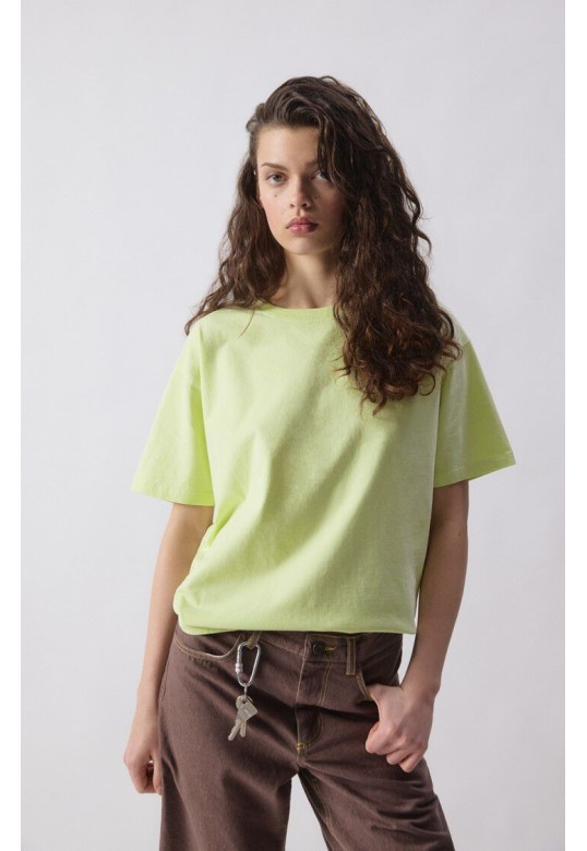 WOMEN'S T-SHIRT FIZVALLEY LIMELIGHT VINTAGE