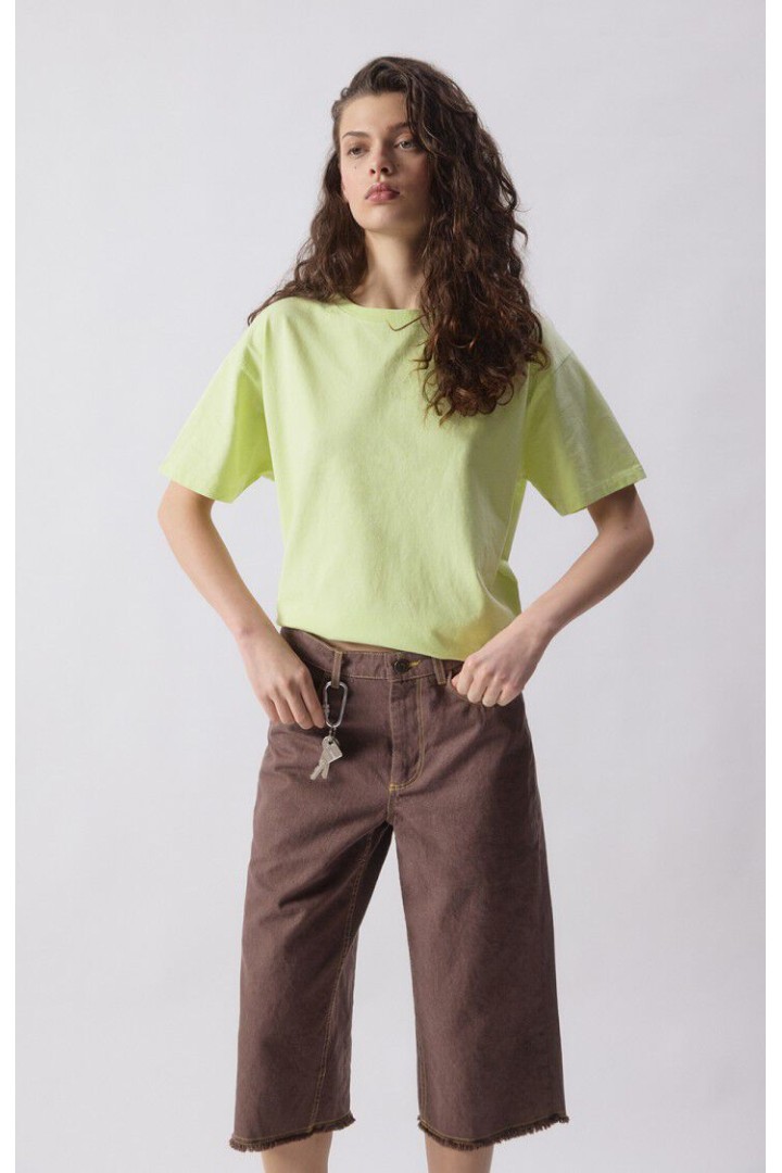 WOMEN'S T-SHIRT FIZVALLEY LIMELIGHT VINTAGE