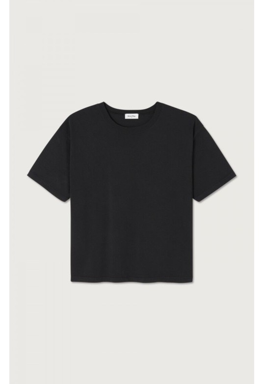 WOMEN'S T-SHIRT FIZVALLEY VINTAGE BLACK