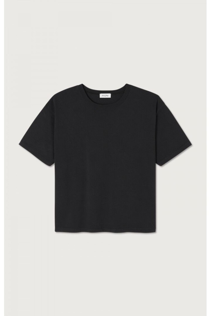 WOMEN'S T-SHIRT FIZVALLEY VINTAGE BLACK