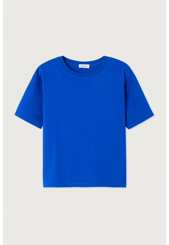 WOMEN'S T-SHIRT FIZVALLEY VINTAGE ROYAL BLUE