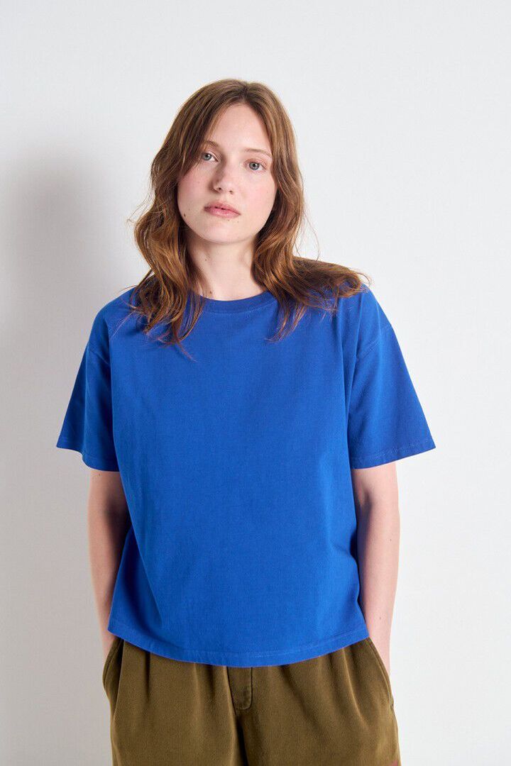 WOMEN'S T-SHIRT FIZVALLEY VINTAGE ROYAL BLUE