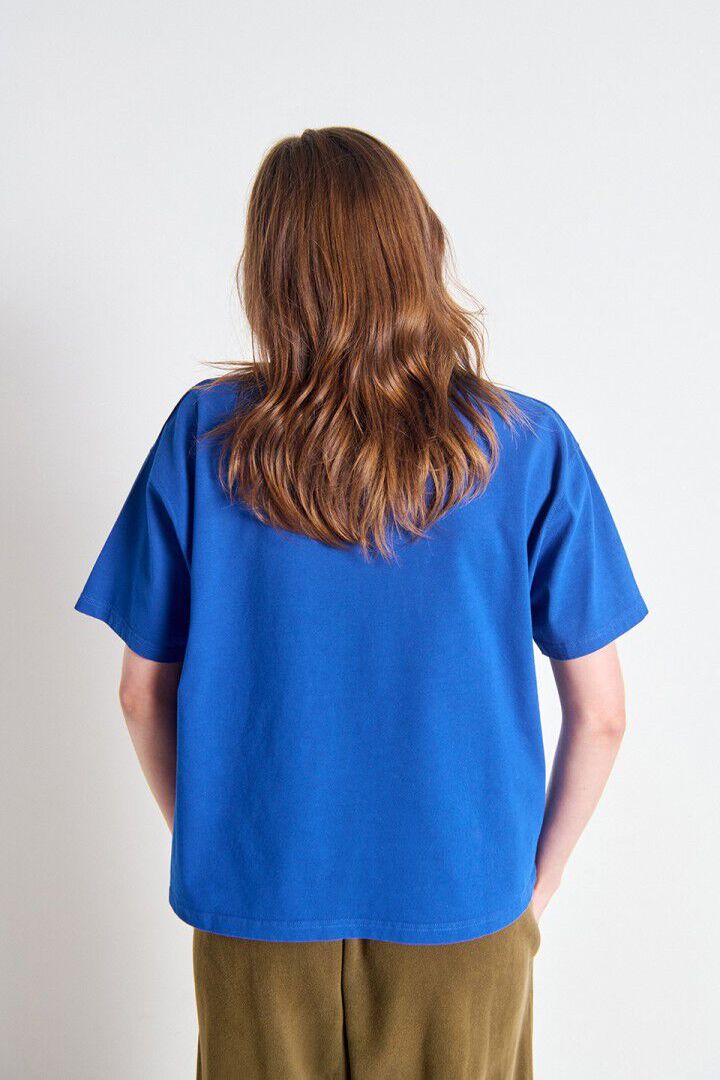 WOMEN'S T-SHIRT FIZVALLEY VINTAGE ROYAL BLUE