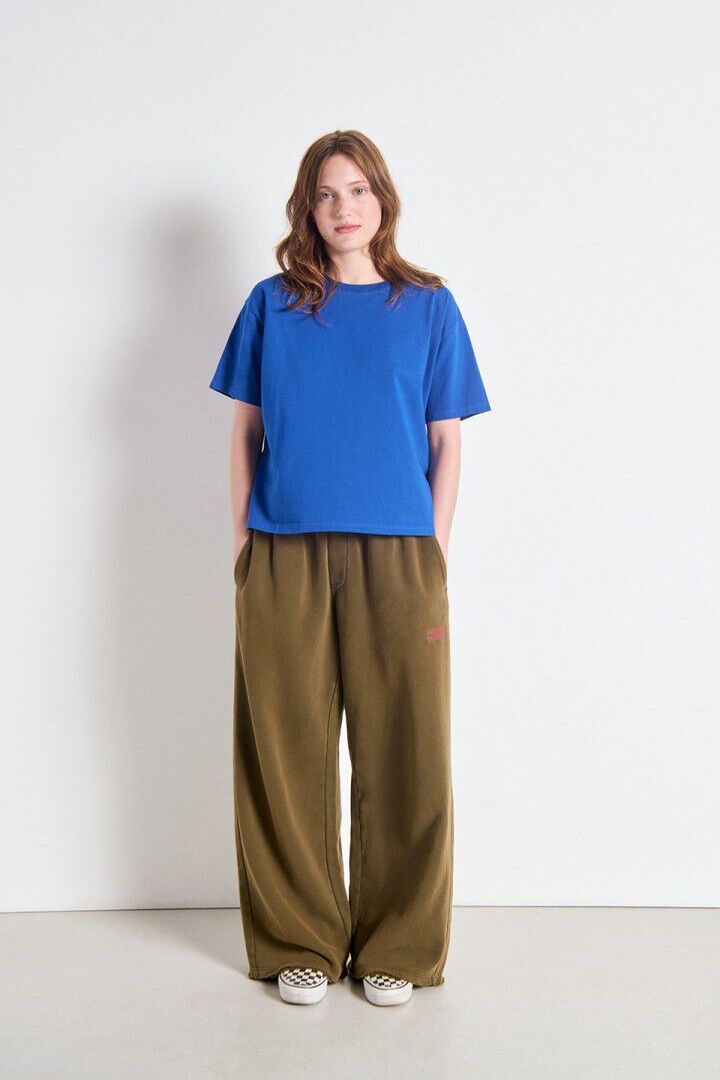 WOMEN'S T-SHIRT FIZVALLEY VINTAGE ROYAL BLUE