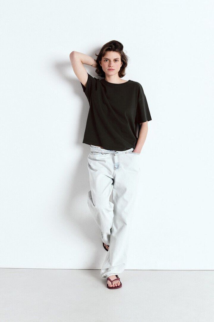 WOMEN'S T-SHIRT FIZVALLEY VINTAGE CARBON