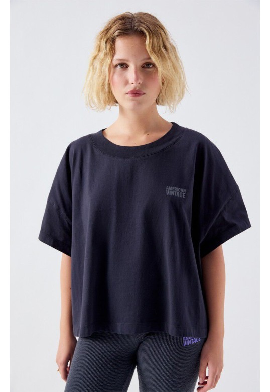 Women's T-shirt Gixy Black