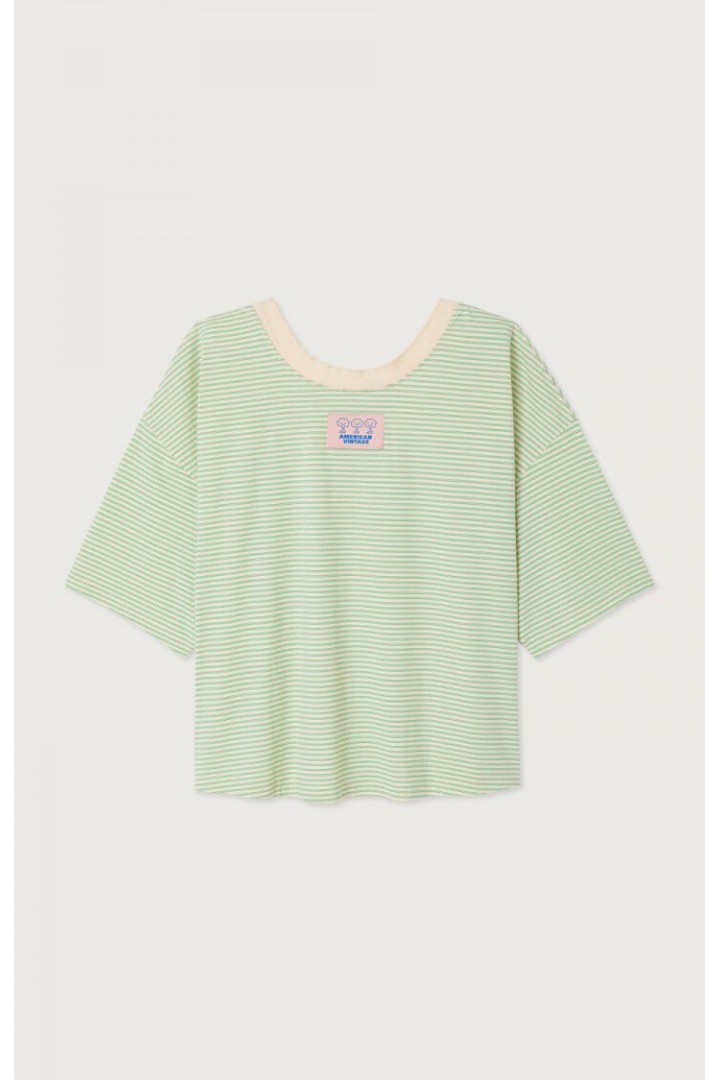 Women’s t-shirt Gixy ABSINTHE STRIPES