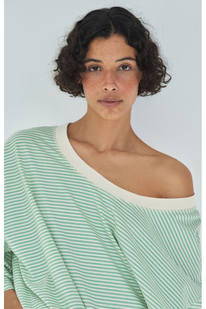 Women’s t-shirt Gixy ABSINTHE STRIPES