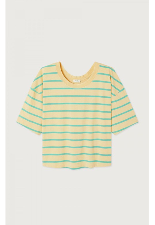 Women’s t-shirt Gixy MINT STRIPES