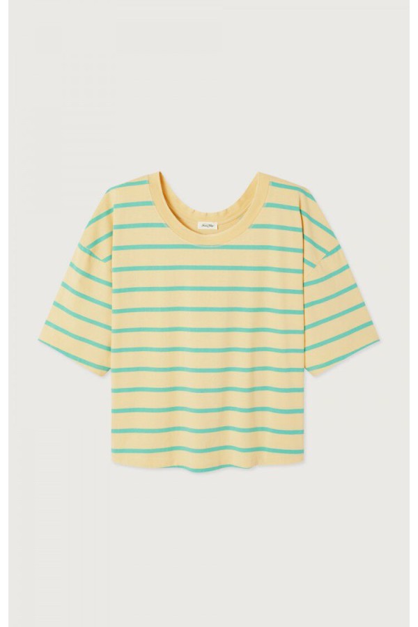 Women’s t-shirt Gixy MINT STRIPES