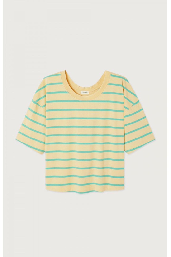 Women’s t-shirt Gixy MINT STRIPES