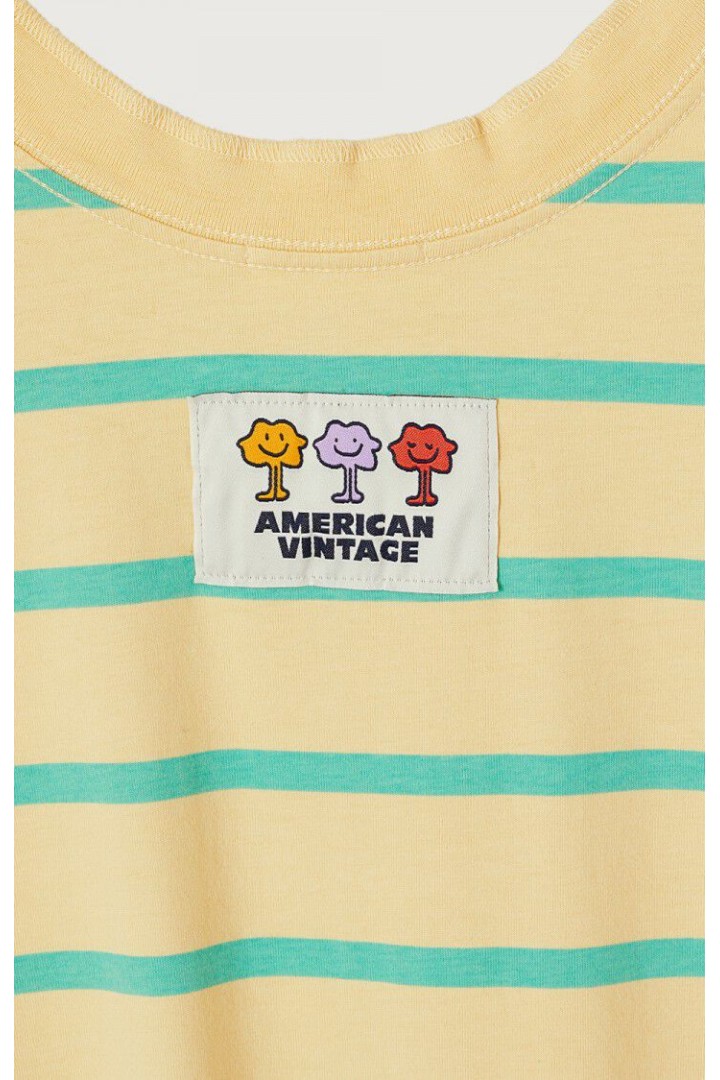Women’s t-shirt Gixy MINT STRIPES