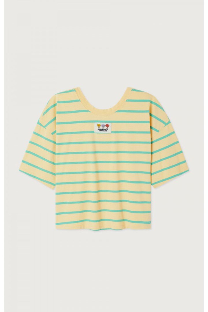 Women’s t-shirt Gixy MINT STRIPES