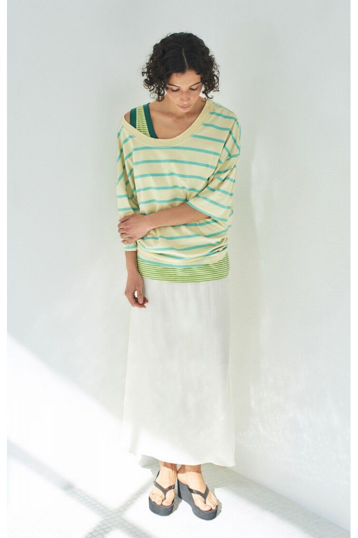 Women’s t-shirt Gixy MINT STRIPES