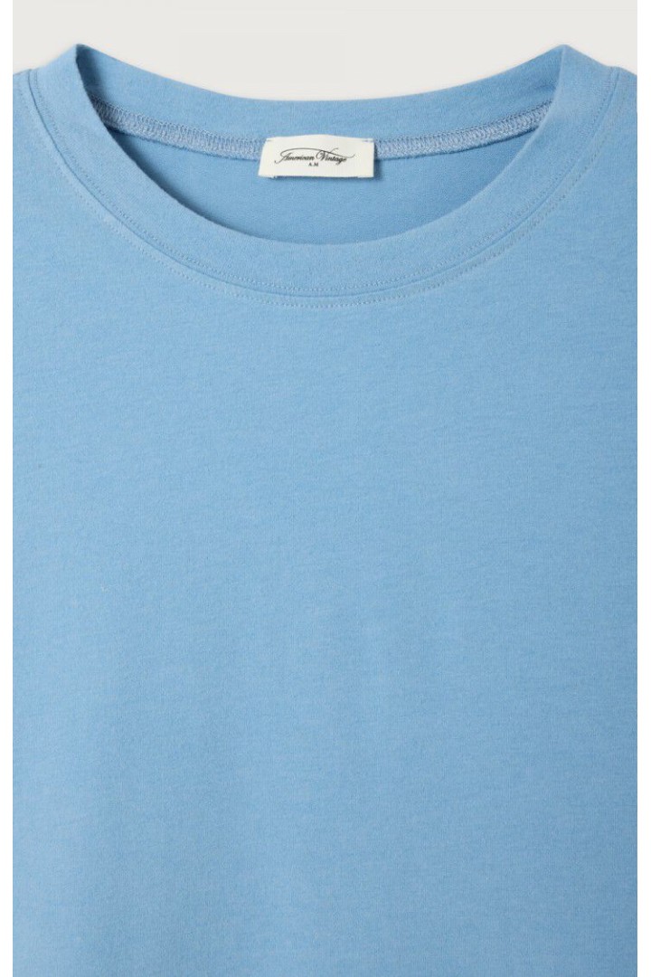 Ypawood women's t-shirt MELANGE BLUE