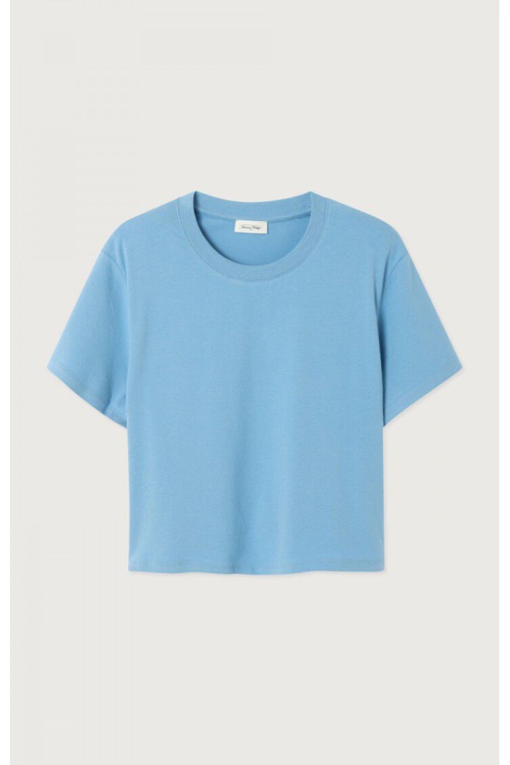 YPAWOOD WOMEN'S T-SHIRT BLUE MELANGE