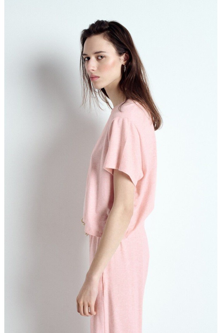 YPAWOOD WOMEN'S T-SHIRT GLAZING MELANGE