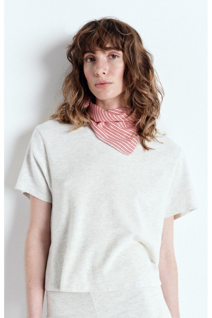 YPAWOOD WOMEN'S T-SHIRT HEATHER GREY