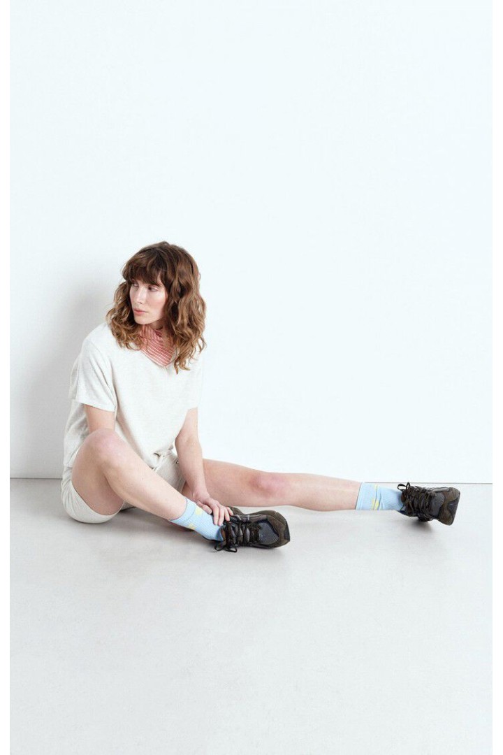 YPAWOOD WOMEN'S T-SHIRT HEATHER GREY