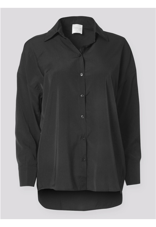 DEPT TRIXIE SATIN SHIRT BLACK