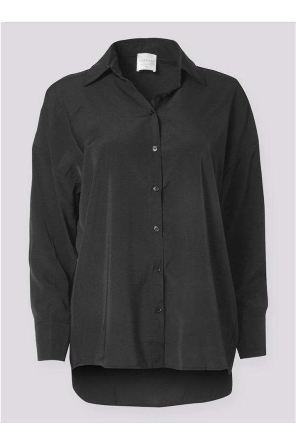 DEPT TRIXIE SATIN SHIRT BLACK