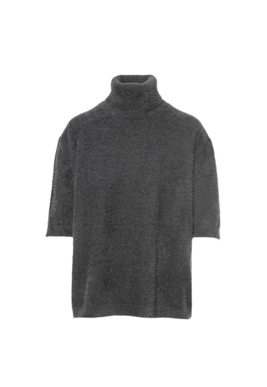 TURTLENECK WOLF KNITWEAR BLACK