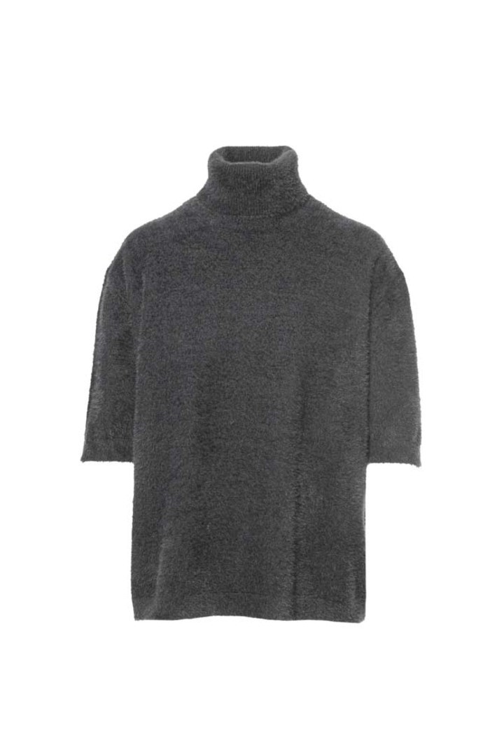 TURTLENECK WOLF KNITWEAR BLACK