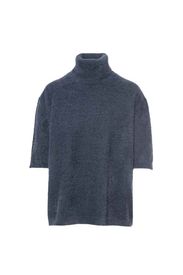 TURTLENECK WOLF KNITWEAR BLUE