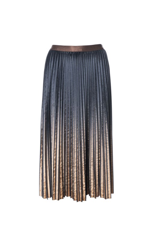 Velvet pleated skirt Multi