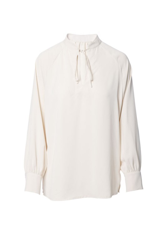 Long sleeves blouse White