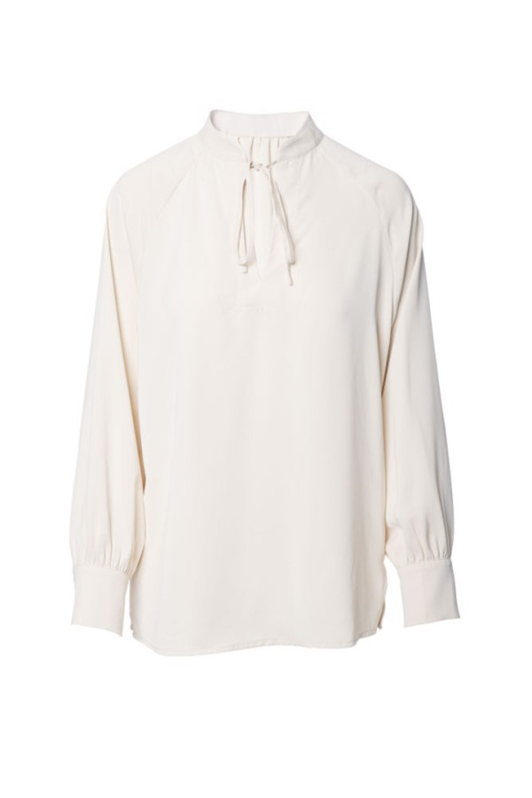 Long sleeves blouse White