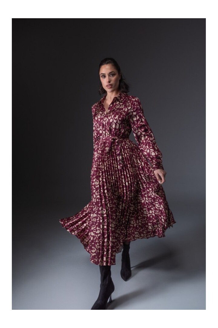 Long dress Bordeaux
