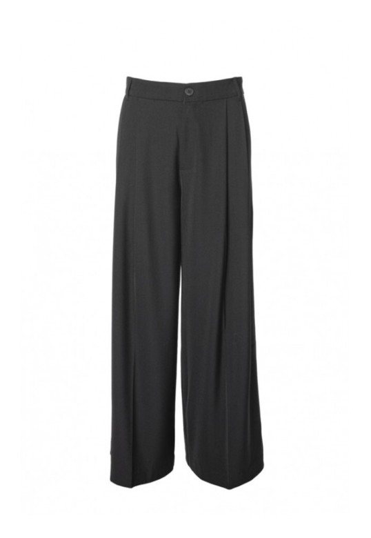 Wide leg trousers Black